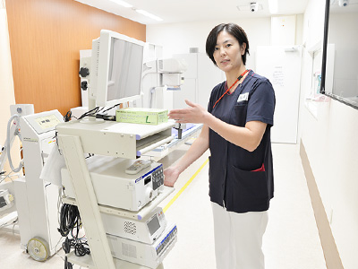 戸田中央リハビリテーション病院の内視鏡室