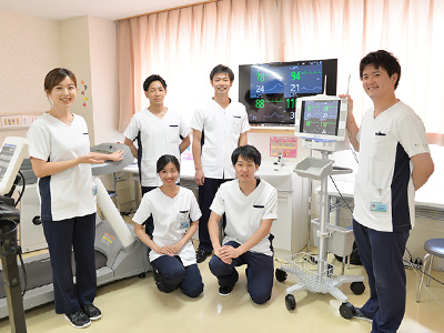 苑田第三病院の心臓リハビリテーション室