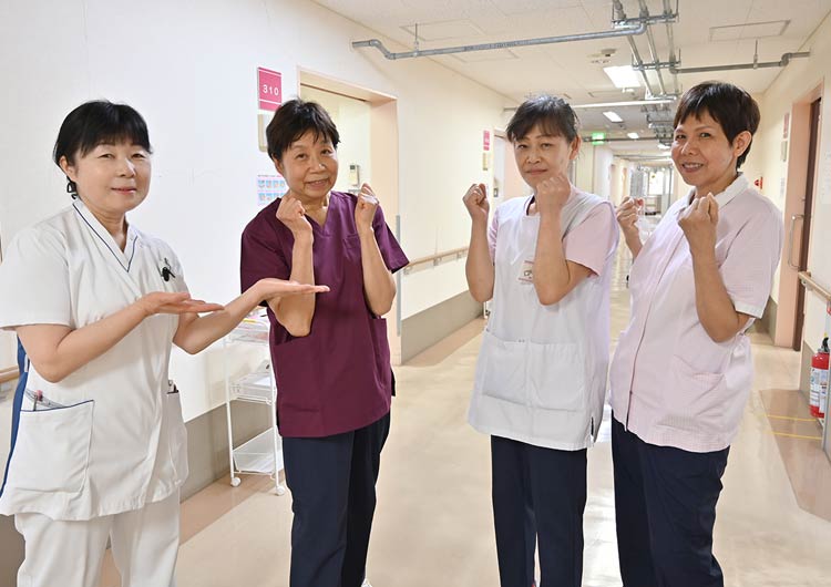 清水ヶ丘病院の廊下