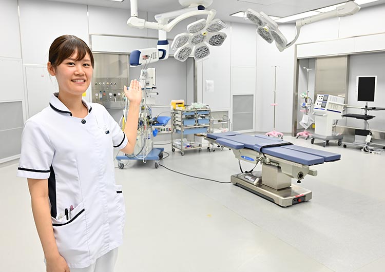 白井聖仁会病院の手術室