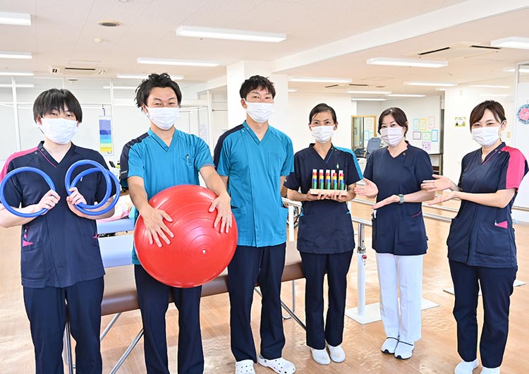 熊本循環器科病院のリハビリテーション室