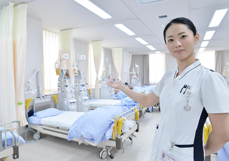 東京曳舟病院の人工透析室