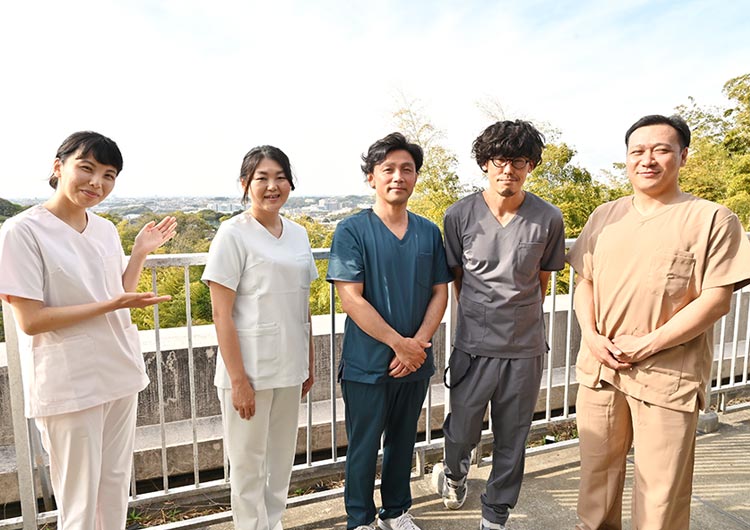 メンタルホスピタルかまくら山のテラス