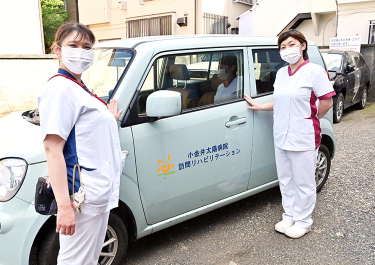 小金井太陽病院の駐車場