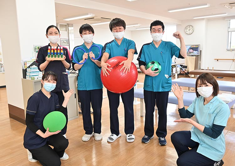熊本循環器科病院のリハビリテーション室