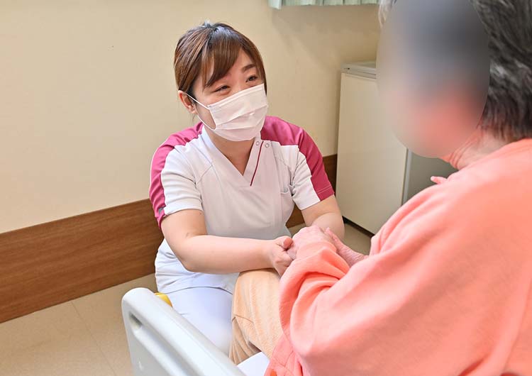 青梅東部病院の病室