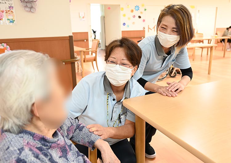 夢眠やまざくらの入所フロア
