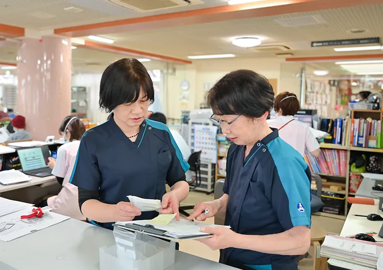 あげお愛友の里のスタッフステーション