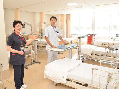 北総白井病院の透析室