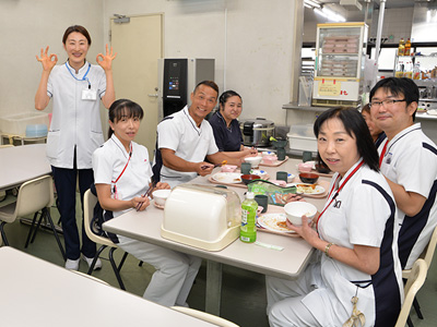 朝倉病院の職員食堂