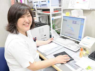 苑田第一病院のナースステーション