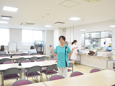 南古谷病院の職員食堂