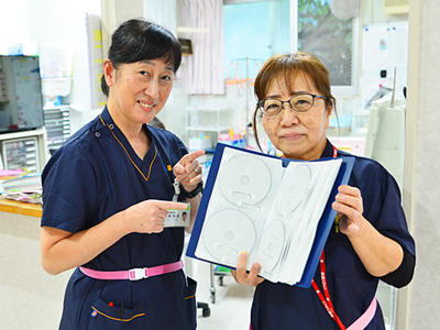 日扇会第一病院のスタッフステーション