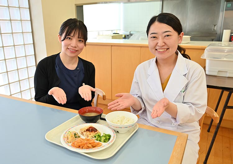 上野病院の職員食堂
