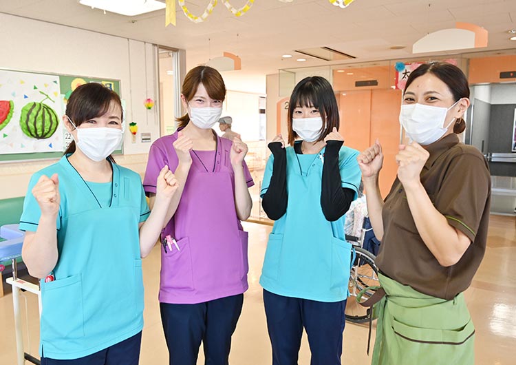 太陽の森の入所フロア