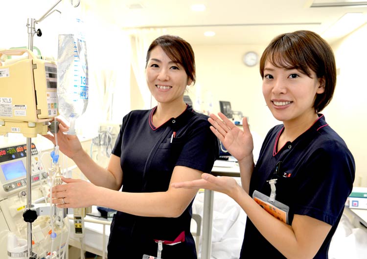 八王子山王病院の透析室