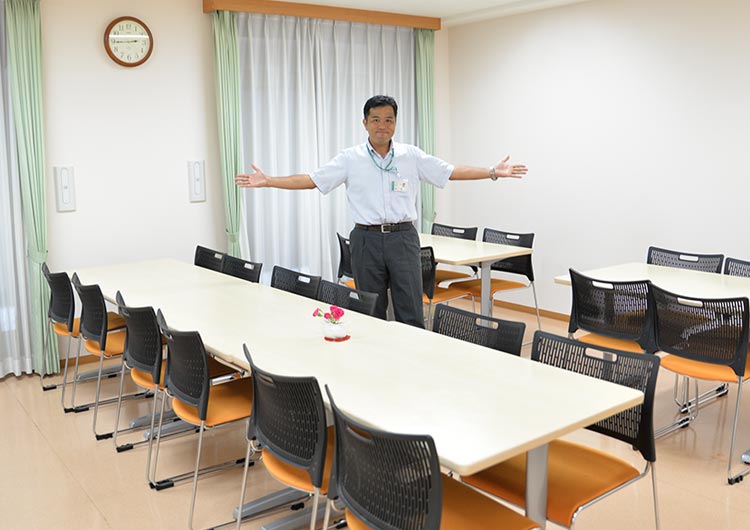 かわぐちロイヤルの園の職員食堂