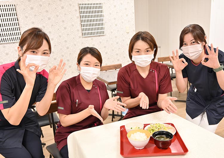 熊本循環器科病院の職員食堂