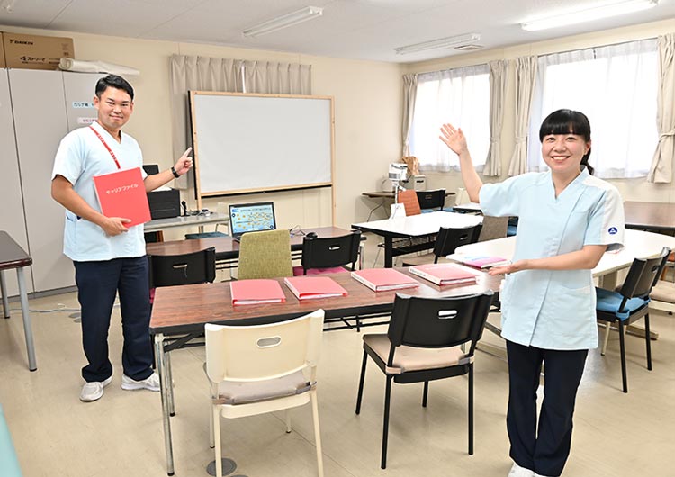 ハートケア流山の管理棟 研修室