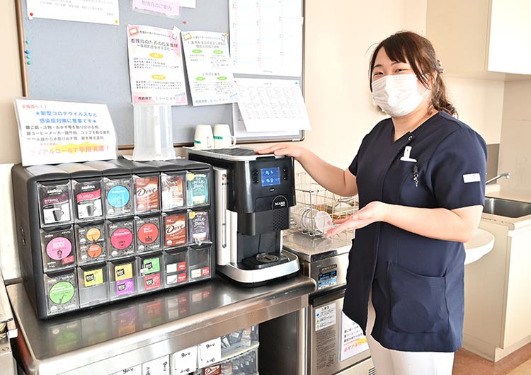 梅田病院の職員食堂