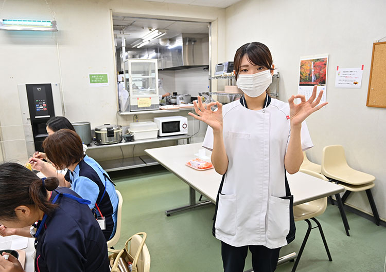 朝倉病院の職員食堂