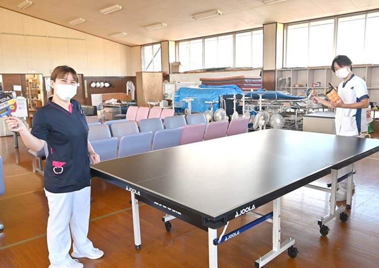 東埼玉総合病院の職員用休憩スペース・物品倉庫