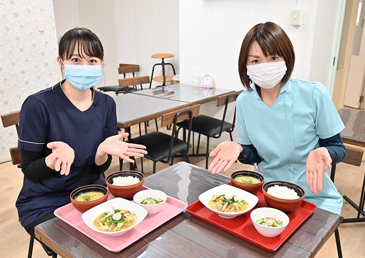 熊本循環器科病院の職員食堂