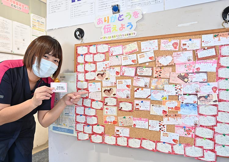 東所沢病院の廊下