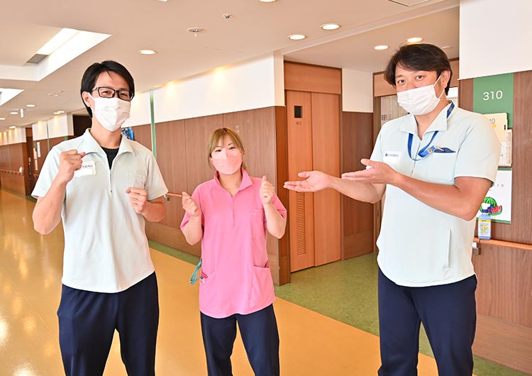 水野介護老人保健施設の入所フロア