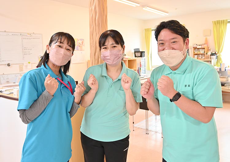 夢眠だいあんのショートステイ 食堂・機能訓練室