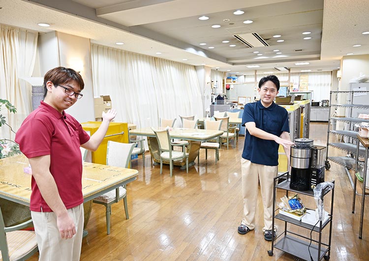 ホスピア三軒茶屋の職員食堂