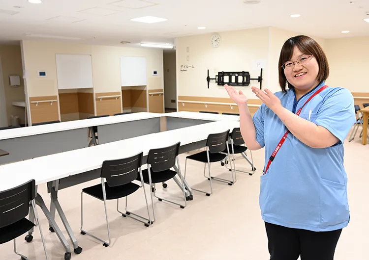 成田富里徳洲苑の会議室