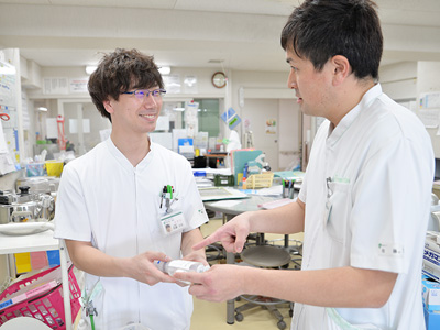 苑田第一病院のナースステーション