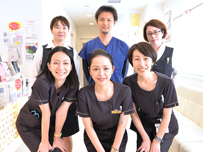 ちひろ皮膚科クリニックの受付前