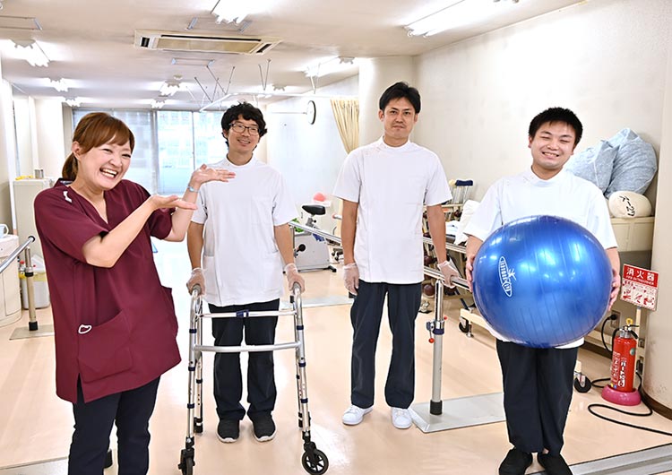 和田内科病院のリハビリテーション室