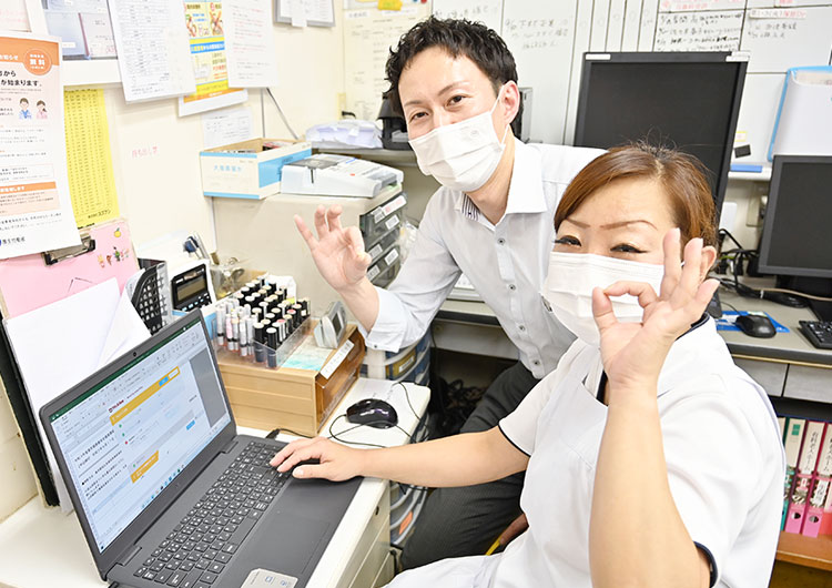 舟渡病院のスタッフステーション