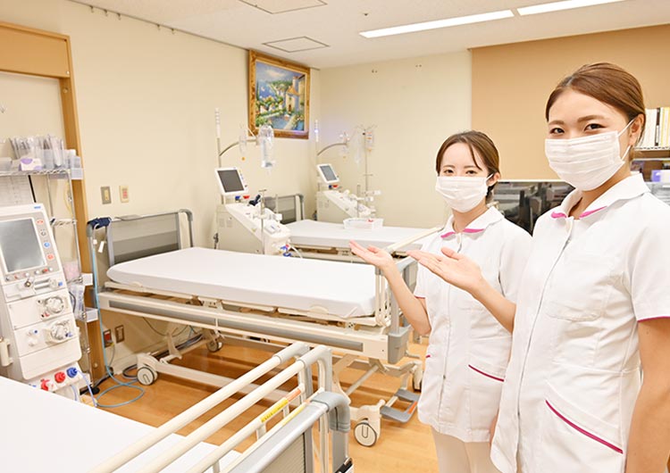 東都三軒茶屋リハビリテーション病院の透析室