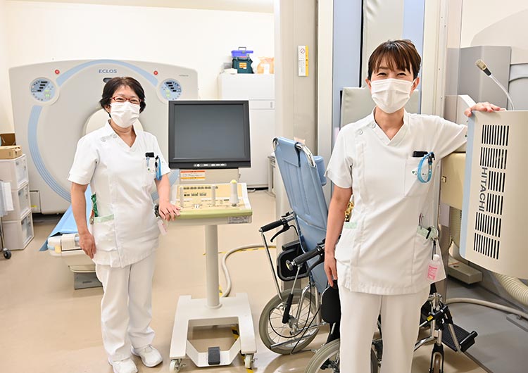竹の塚脳神経リハビリテーション病院の検査室