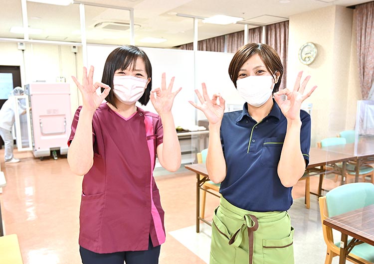 夢眠もりやま(旧称・太陽の森)の職員食堂