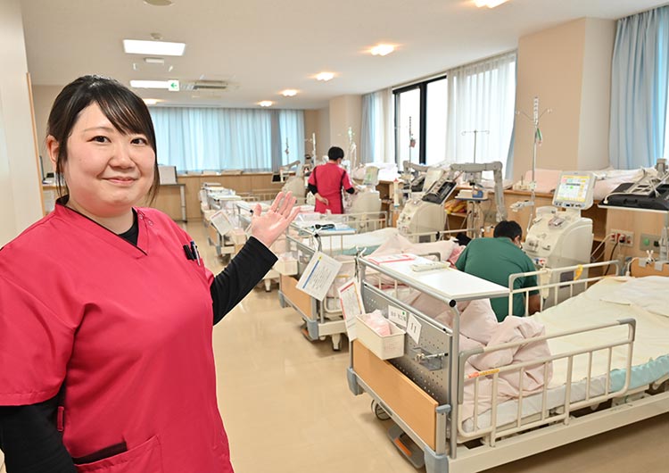 南町田病院の透析室