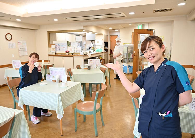 横浜相原病院の喫茶エスポアール