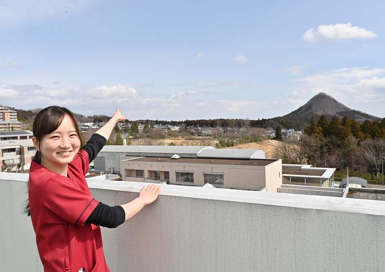 茂庭台あおばの杜の屋上