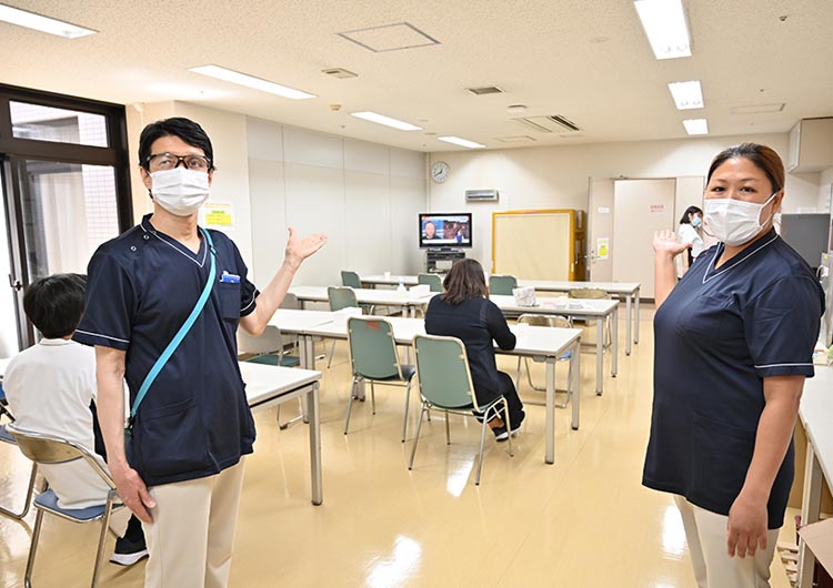 ひぐらしの里の職員食堂