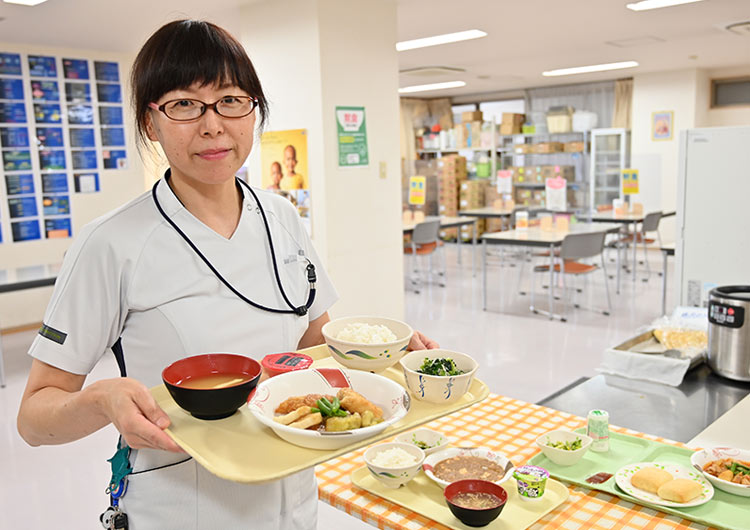 三芳の森病院の職員食堂