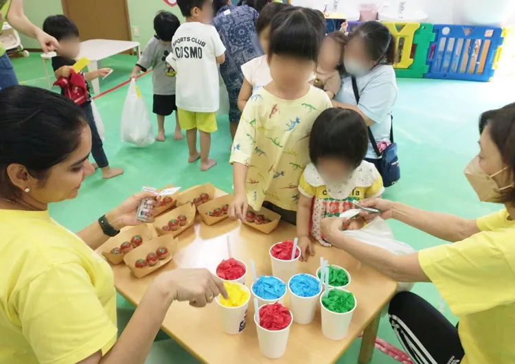 明理会東京大和病院の保育室