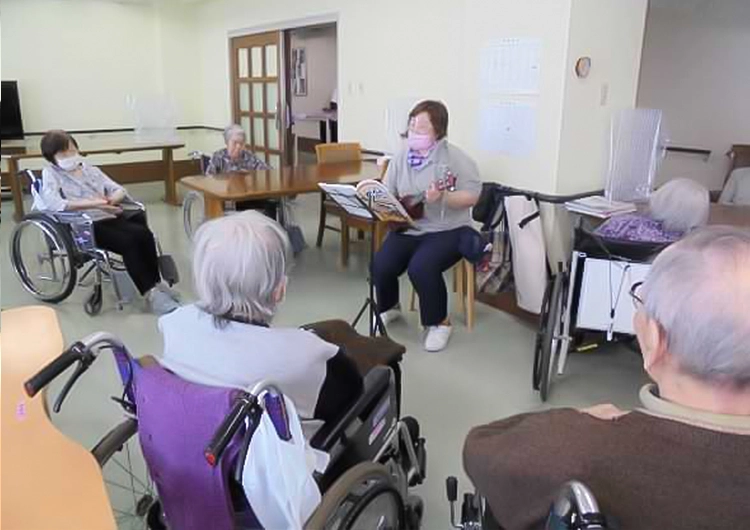あげお愛友の里の施設行事の様子