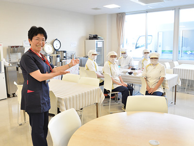 北総白井病院の食堂