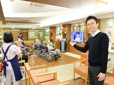 悠楽里えどがわグリーンパークのラウンジ