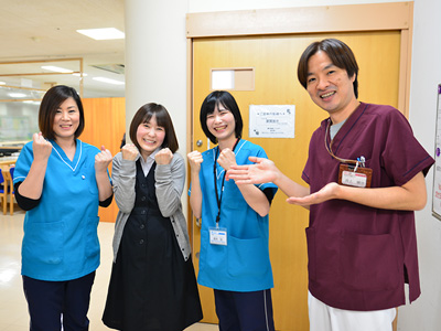 武里病院の廊下