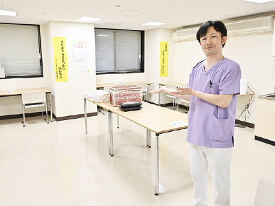 リハビリケア船橋の職員食堂